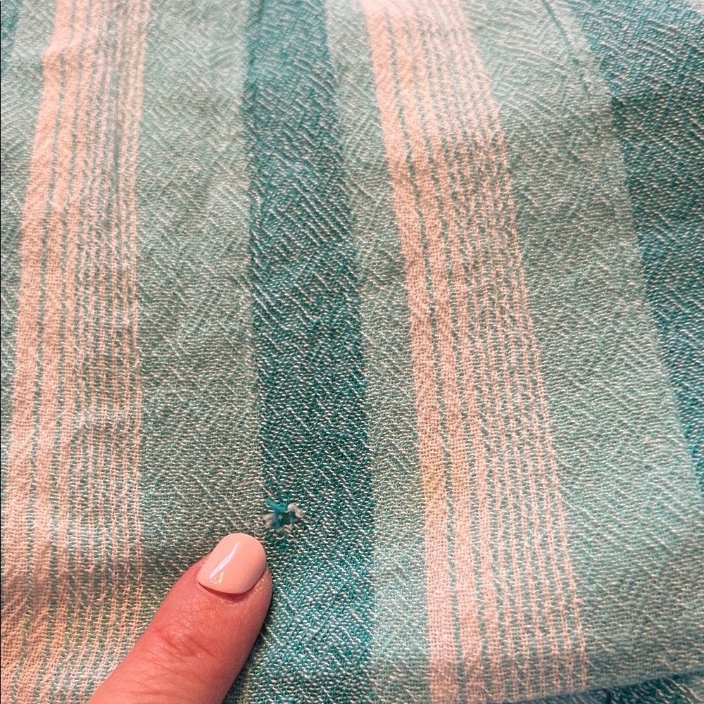 Tuckernuck Teal/White striped tiered Dress- oversized - Picture 10 of 10